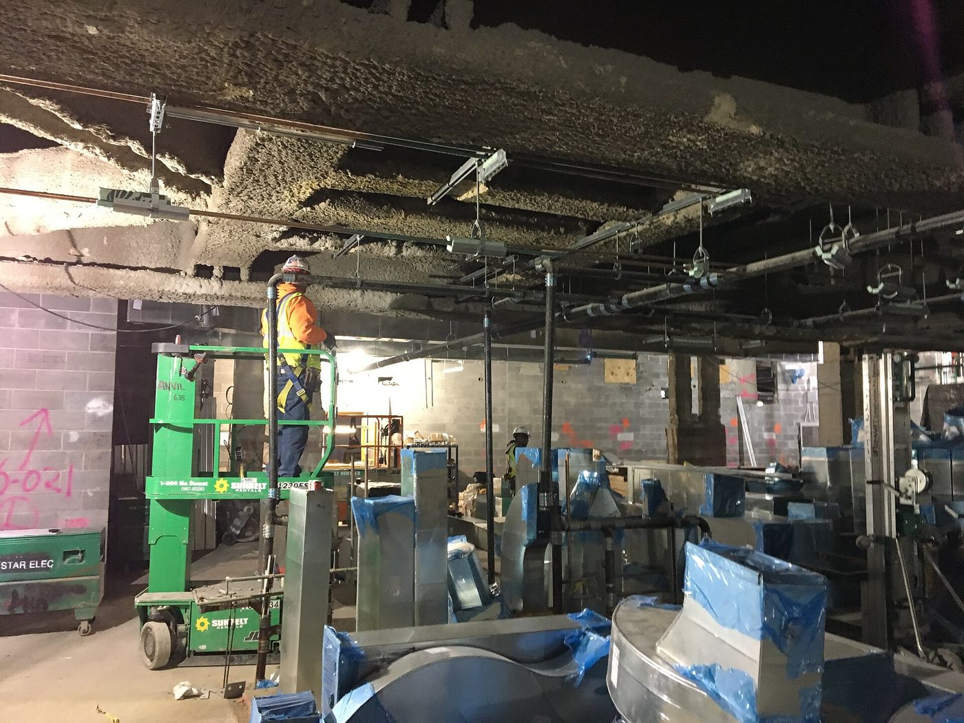 HVAC sheet metal ductwork
